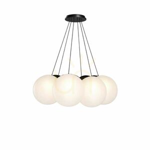 Závěsné svítidlo s.luce Orb, hnědé sklo, 7× E27, Ø 50 cm 4 Závěsné svítidlo s.luce Orb, hnědé sklo, 7× E27, Ø 50 cm small 4