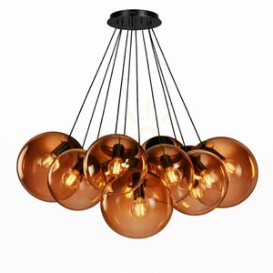Závěsné svítidlo s.luce Orb, kouřové sklo, 13× E27, koule Ø 30 cm 11 Závěsné svítidlo s.luce Orb, kouřové sklo, 13× E27, koule Ø 30 cm small 11