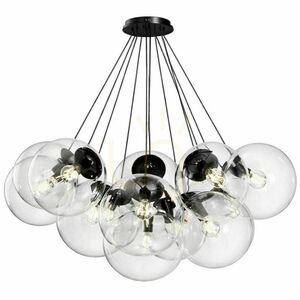 Závěsné svítidlo s.luce Orb, kouřové sklo, 13× E27, koule Ø 30 cm 14 Závěsné svítidlo s.luce Orb, kouřové sklo, 13× E27, koule Ø 30 cm small 14
