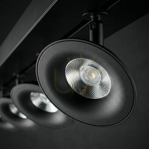 Kontrola LED bodové svítidlo s.luce Santa Neo, černé, 11 W, 2700 K, stmívatelné, otočné