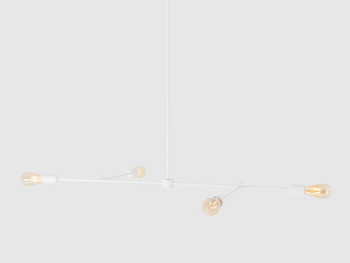Kontrola Závěsná lampa TRISO 4 - bílá