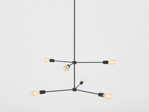 Závěsná lampa TRISO 2 - černá small 6