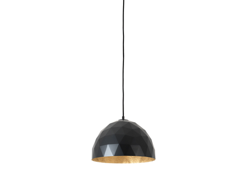 Kontrola Závěsná lampa LEONARD M - zlato-černá