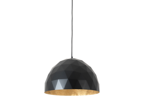Kontrola Závěsná lampa LEONARD L - zlato-černá