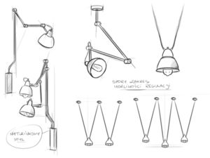 Závěsná lampa COBEN HANGMAN 1 - bílá small 5