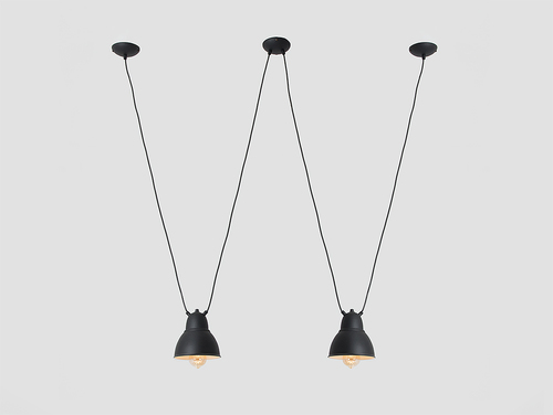 Kontrola Závěsná lampa COBEN HANGMAN 2 - černá