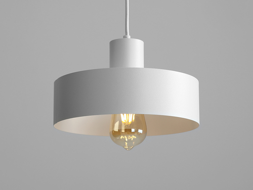 Kontrola Závěsná lampa FAY 1 M - bílá