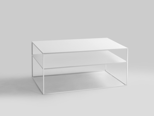 Kontrola Konferenční stolek TENSIO 2 FLOOR METAL 100x60 - bílý