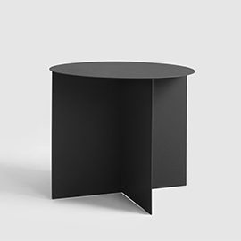 Kulatý konferenční stolek CustomForm OLI METAL 50 černý small 6