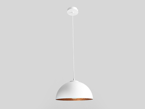 Závěsná lampa LORD 35 - měď-bílá small 3