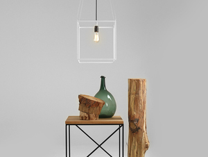 Závěsná lampa METRIC S - bílá small 1