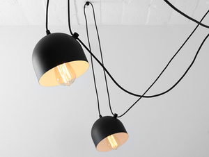Závěsná lampa POPO 6 - černá small 4