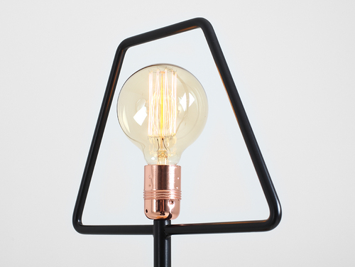 Kontrola Stolní lampa CustomForm FIRKANT TABLE, černá RAL 9005, E27