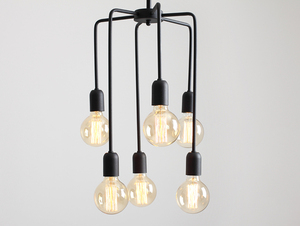 Závěsná lampa VANWERK TALL - černá small 0