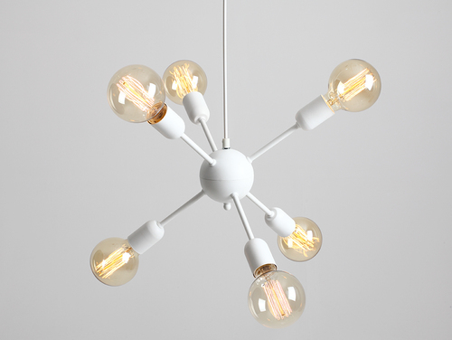 Kontrola Závěsná lampa VANWERK BALL - bílá