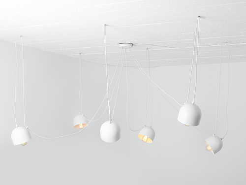 Kontrola Závěsná lampa POPO 6 - bílá