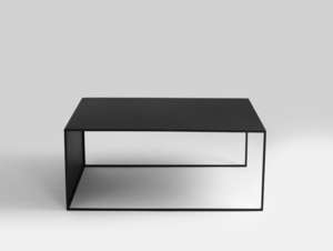 Konferenční stolek 2 WALL METAL 100x60 - černý small 0