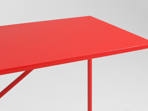 Konzola CustomForm MEMO METAL 100, ocel, červená RAL 3020, 100 × 30 × 75 cm small 4