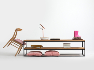 Konzola JULITA SOLID WOOD 180-2F small 2