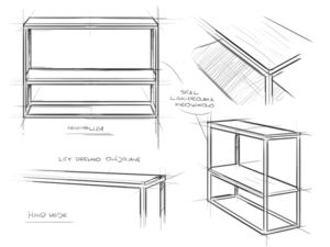 Konzola JULITA SOLID WOOD 180-2F small 5