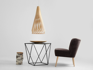Konferenční stolek DARYL METAL 55 v průmyslovém stylu small 2