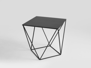 Konferenční stolek DARYL METAL 55 v průmyslovém stylu small 0