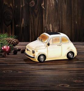 Stolní dekorační vůz Fiat Markslojd NOSTALGI bílý 21 cm 703958 small 0