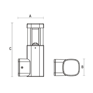 Venkovní LED nástěnné svítidlo SpectrumLED TORRE SLI003020WW, šedé, 7 W, 3000 K, IP54 small 1