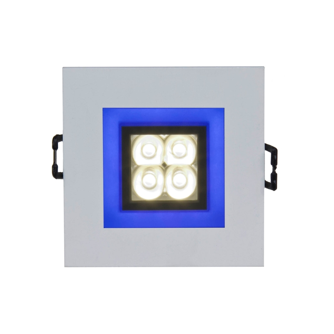 Kontrola Zápustné svítidlo Spectrum LED FIALE Square modré LED 4 W 6000 K Zápustné svítidlo Spectrum LED FIALE Square modré LED 4 W 6000 K