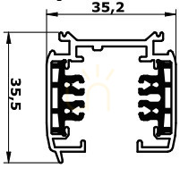 Třífázová lišta SpectrumLED SPS 2, 3 m, černá, WOJ+05166 small 6