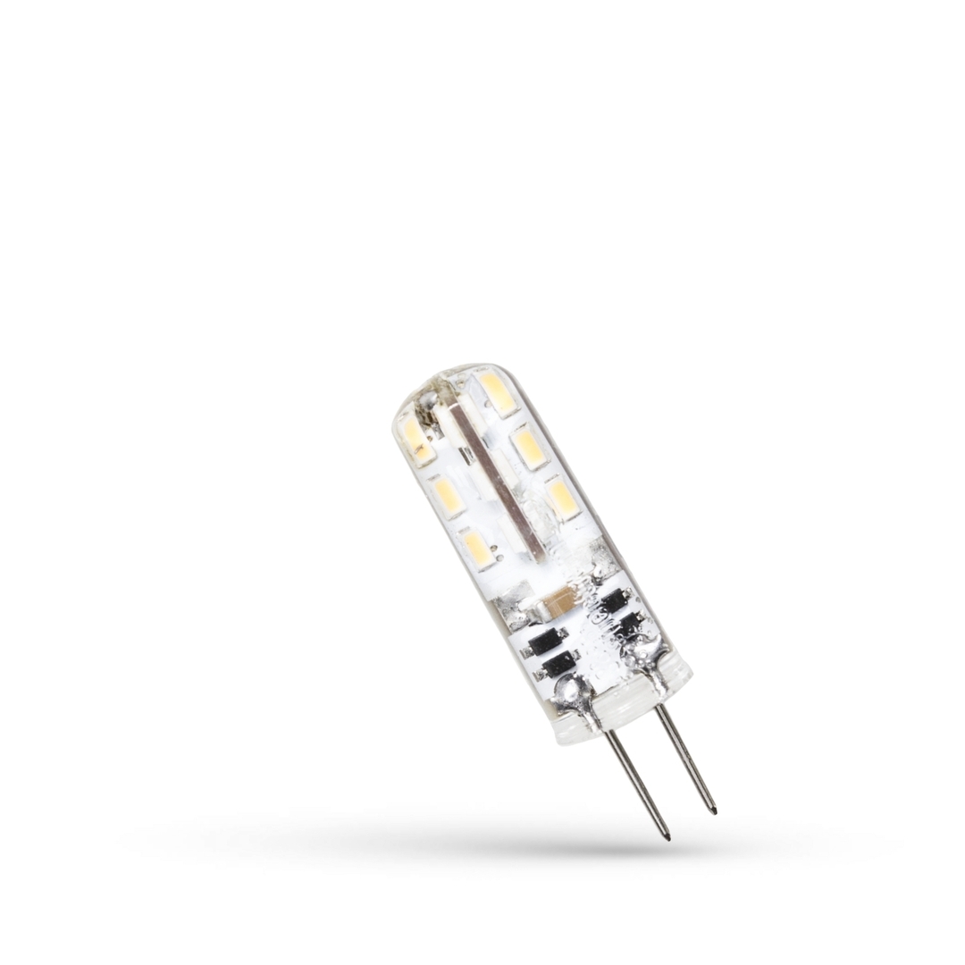 Kontrola Led G4 kolona 12 V 1,5 W silikonové spektrum Cw Led G4 kolona 12 V 1,5 W silikonové spektrum Cw