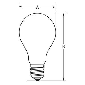 Led Gls E27 230 V 6 W Cog Ww Jasné spektrum small 1