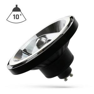 Reflektorová LED žárovka Spectrum AR111 GU10 15 W 4000 K 10° černá WOJ+14144 small 0