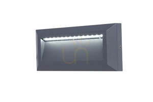 Venkovní nástěnné svítidlo Lutec HELENA 5191602118 LED 14 W tmavě šedé IP54 small 0