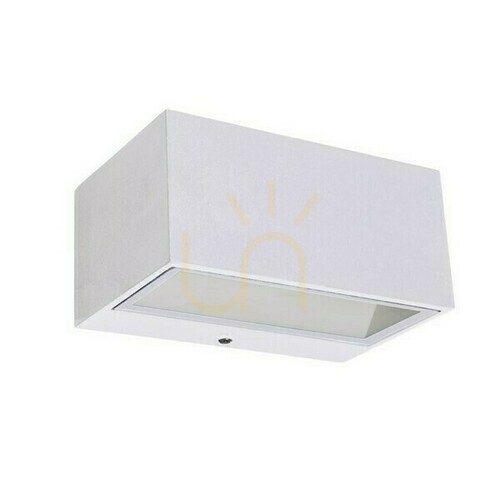 Kontrola Venkovní nástěnné svítidlo Lutec GEMINI bílé LED 10,5 W 4000 K IP54