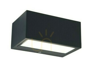 Venkovní nástěnné svítidlo Lutec GEMINI 5189102118 antracit LED 11W IP54 small 0