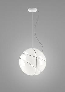 Závěsná lampa Fabbian Armilla F50 13W - bílá a chromová - F50 A03 01 0 Závěsná lampa Fabbian Armilla F50 13W - bílá a chromová - F50 A03 01 small 0