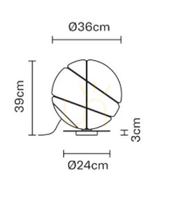 Stolní lampa Fabbian Armilla F50 13W - bílá a stříbrná - F50 B03 01 2 Stolní lampa Fabbian Armilla F50 13W - bílá a stříbrná - F50 B03 01 small 2