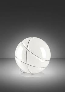 Stolní lampa Fabbian Armilla F50 13W - bílá a stříbrná - F50 B03 01 0 Stolní lampa Fabbian Armilla F50 13W - bílá a stříbrná - F50 B03 01 small 0