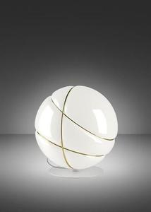 Stolní lampa Fabbian Armilla F50 13W - bílá a zlatá - F50 B05 01 0 Stolní lampa Fabbian Armilla F50 13W - bílá a zlatá - F50 B05 01 small 0