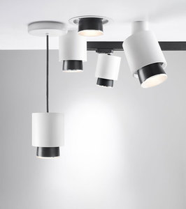 Závěsná lampa Fabbian Claque F43 20W 10cm - bílá - F43 A02 01 1 Závěsná lampa Fabbian Claque F43 20W 10cm - bílá - F43 A02 01 small 1