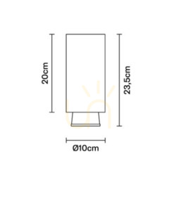 Reflektor Fabbian Claque F43 20W 20cm - bronz - F43 E04 76 1 Reflektor Fabbian Claque F43 20W 20cm - bronz - F43 E04 76 small 1