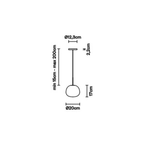 Závěsné svítidlo Fabbian Lumi Ø20 - F07 A05 01 small 2