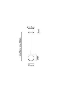 Závěsná lampa Fabbian Lumi F07 5W 12cm - F07 A17 01 3 Závěsná lampa Fabbian Lumi F07 5W 12cm - F07 A17 01 small 3