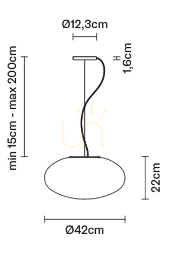 Zobrazit Závěsná lampa Fabbian Lumi F07 42cm - F07 A53 01 Závěsná lampa Fabbian Lumi F07 42cm - F07 A53 01