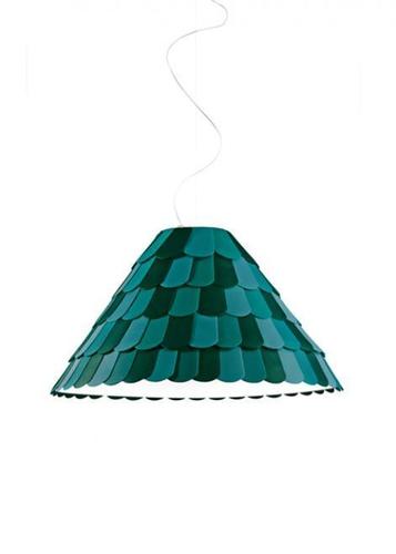 Kontrola Závěsná lampa Fabbian Roofer F12 76cm - Zelená - F12 A03 43