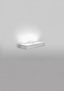 Nástěnná lampa Fabbian Quarter F38 5W 23,5x10cm - bílá - F38 G01 01 0 Nástěnná lampa Fabbian Quarter F38 5W 23,5x10cm - bílá - F38 G01 01 small 0