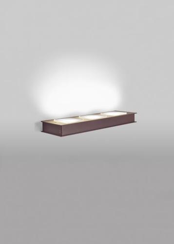 Kontrola Nástěnná lampa Fabbian Quarter F38 5W 33,5x10cm - Bronzová - F38 G03 14