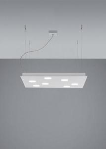 Závěsná lampa Fabbian Quarter F38 5W 59,5x59,5cm - bílá - F38 A03 01 small 0