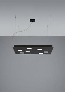 Závěsná lampa Fabbian Quarter F38 5W 59,5x59,5cm - Černá - F38 A03 02 small 0